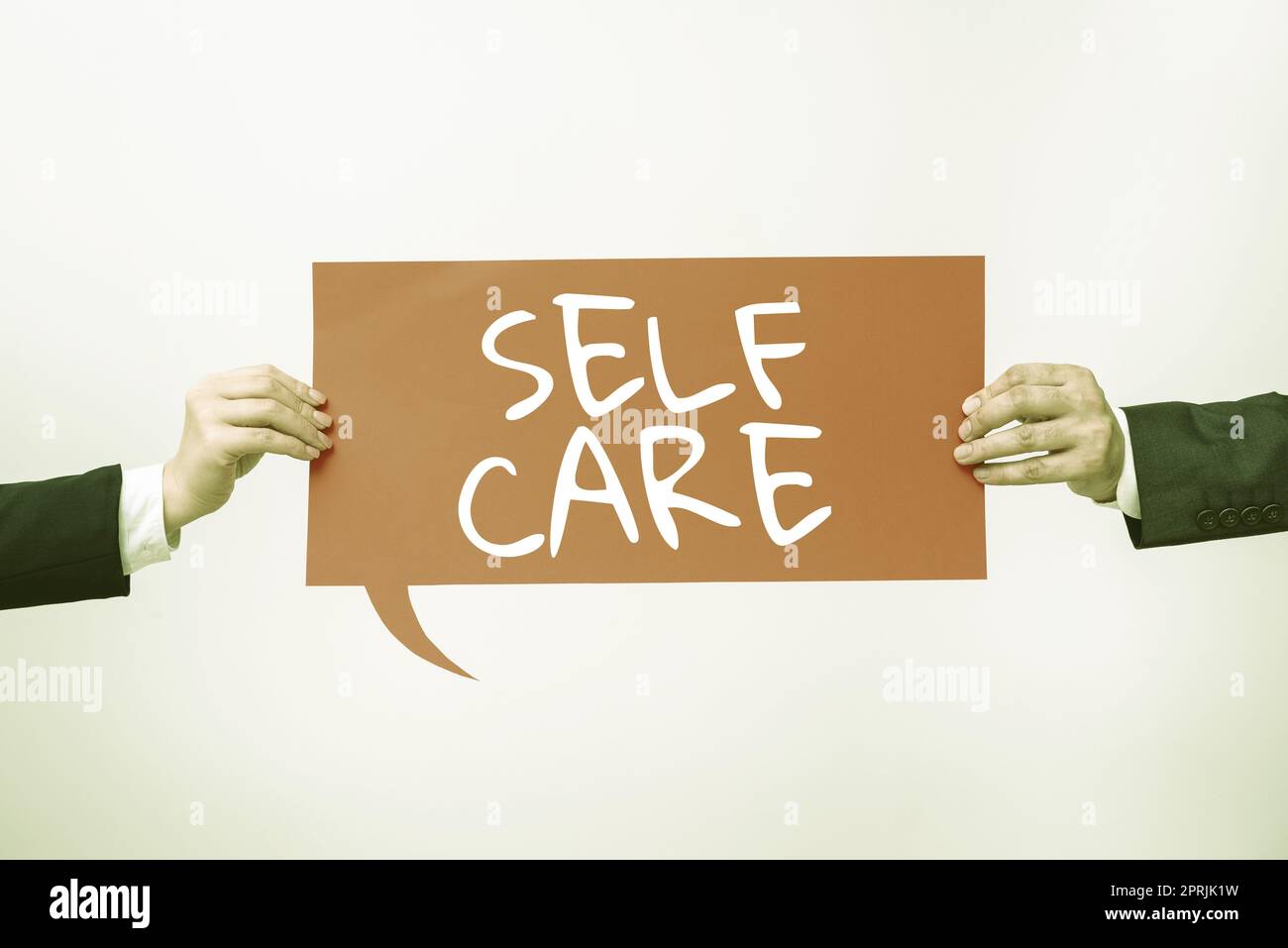 Affichage conceptuel Self Care, mot pour donner du confort à votre propre corps sans consultant professionnel Banque D'Images