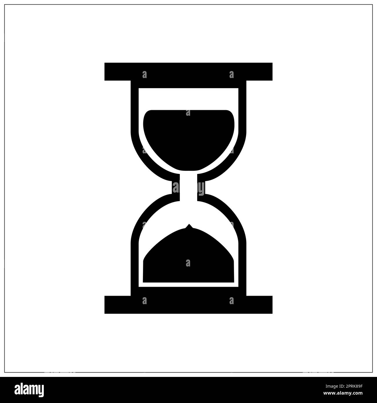 Signe d'attente ISO 7001 Banque D'Images