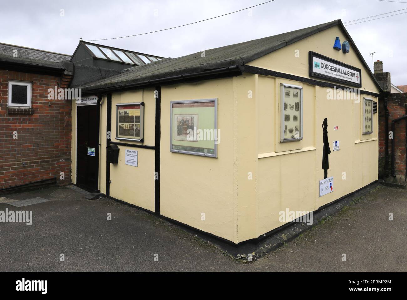 Le Musée dans le village de Coggeshall, Essex, Angleterre. Banque D'Images