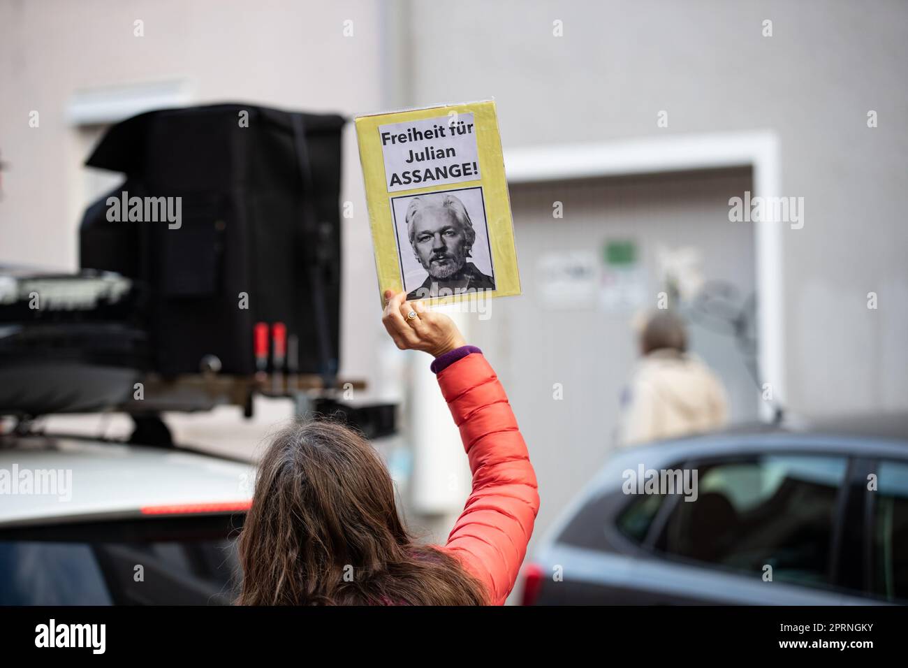 À Munich, en Allemagne. , . À un Muenchen Steht auf - Munich se tient une démo pour protester contre le Bayerischer Rundfunk ( BR ), et TZ, Merkur. MSA se compose principalement de deniers Covid et de poutinistes. (Photo par Alexander Pohl/Sipa USA) crédit: SIPA USA/Alay Live News Banque D'Images