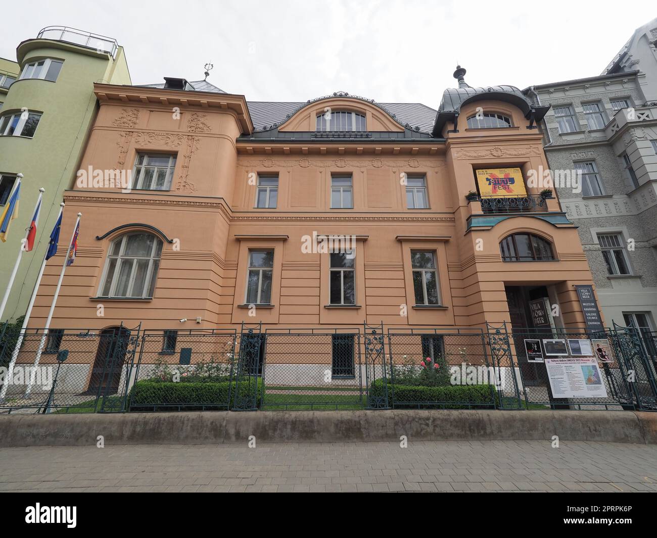 Villa Loew Beer à Brno Banque D'Images