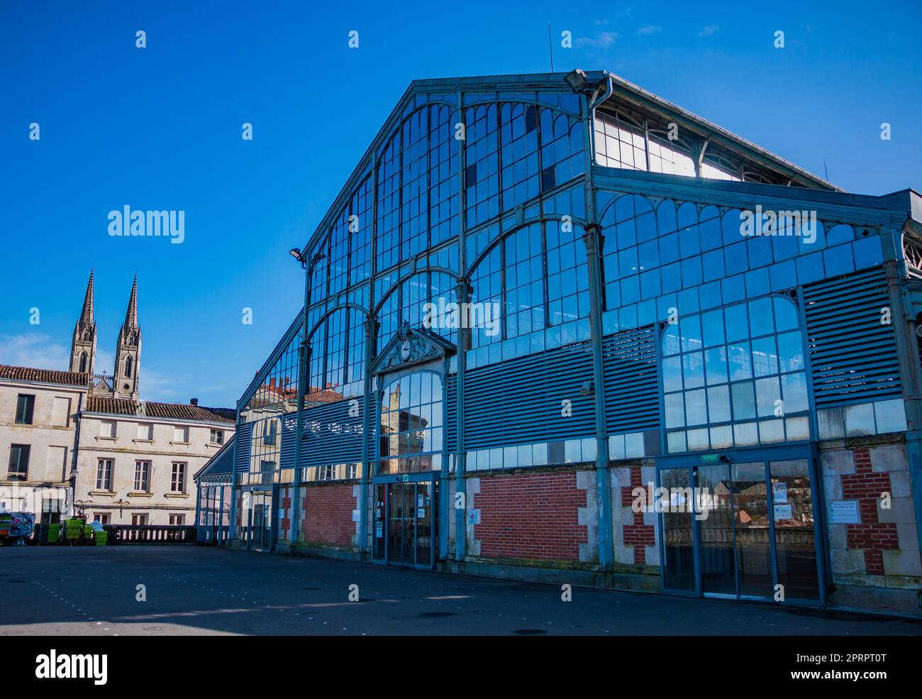 Les Halles de Niort I Banque D'Images