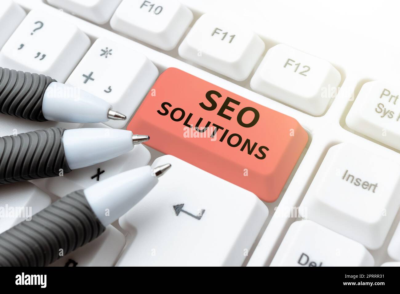 Texte montrant inspiration Seo Solutions. Page de résultat du moteur de recherche de photo conceptuelle augmenter les visiteurs par classement Banque D'Images