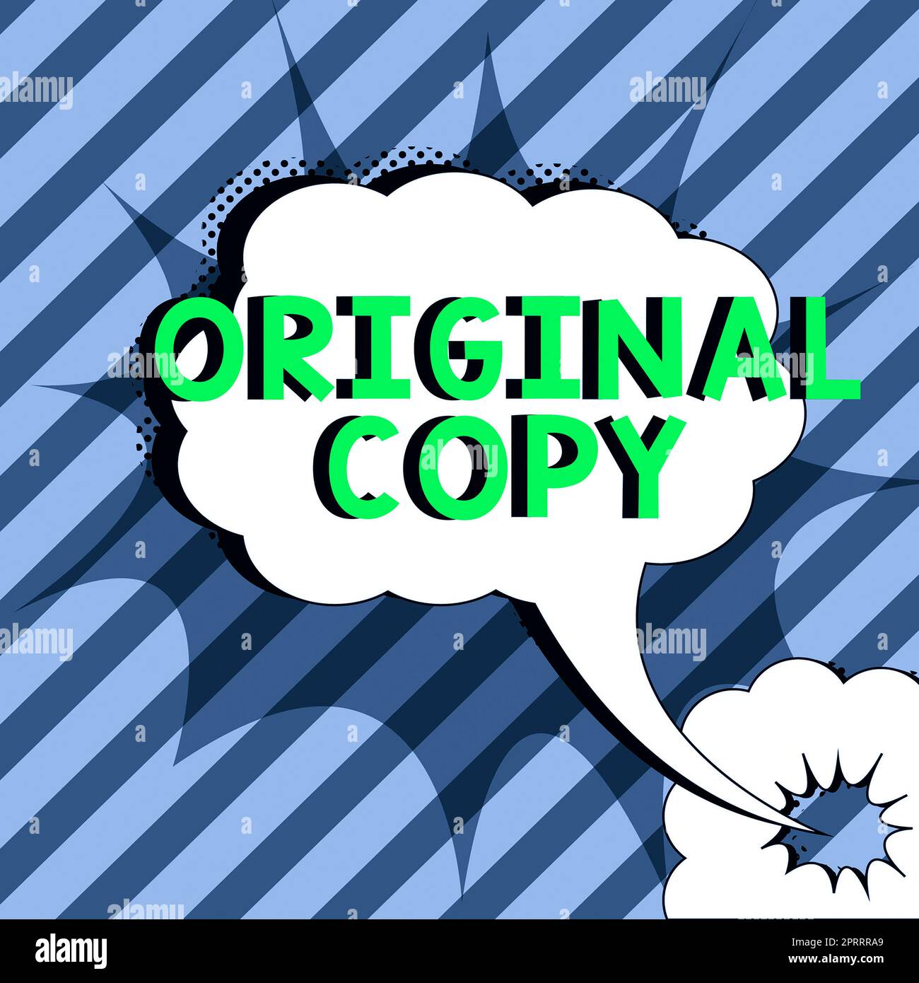 Écriture affichage du texte copie originale. Script principal du