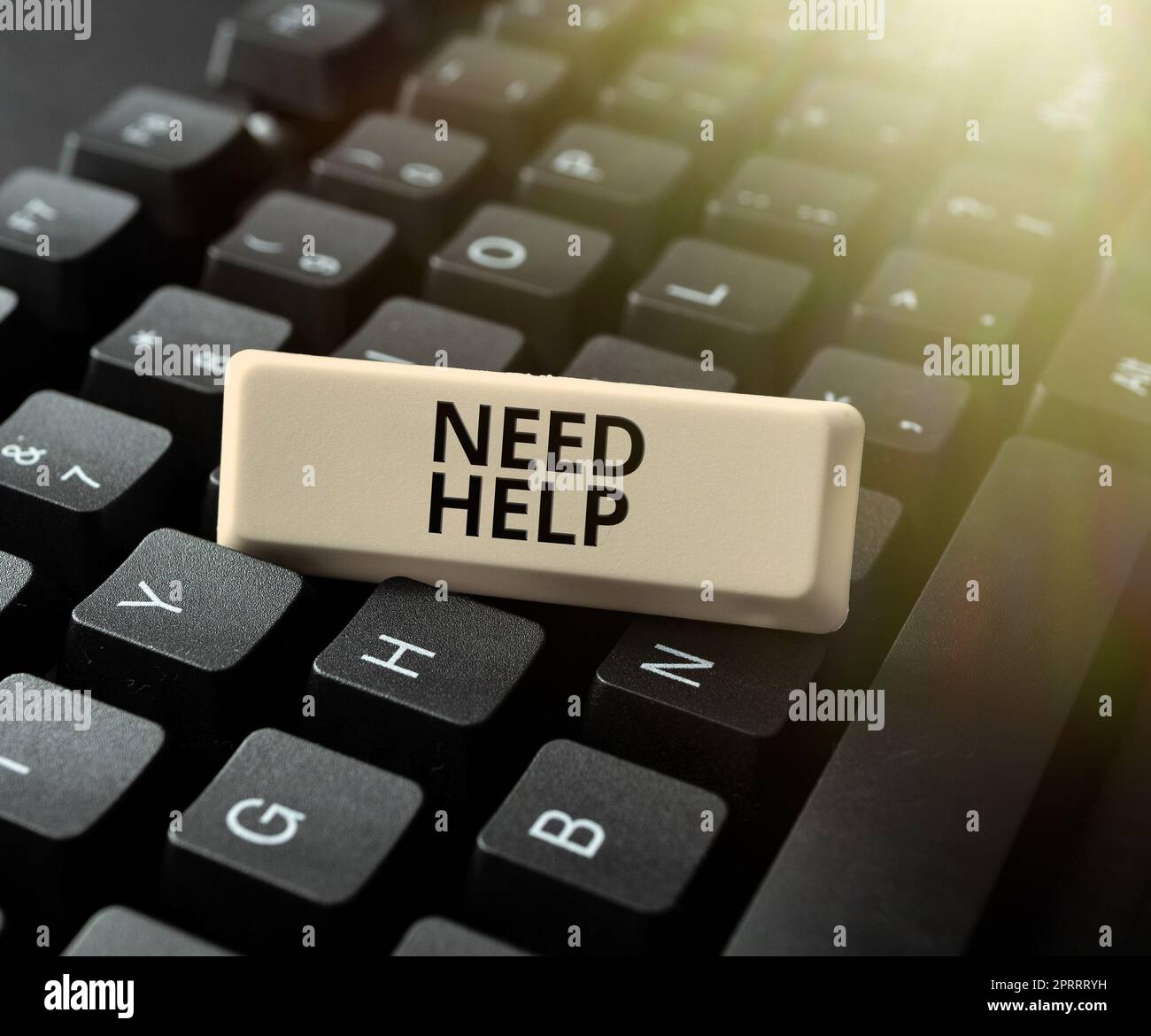Affiche textuelle indiquant besoin d'aide. Lorsque quelqu'un est sous pression et qu'il ne peut pas gérer la situation Banque D'Images
