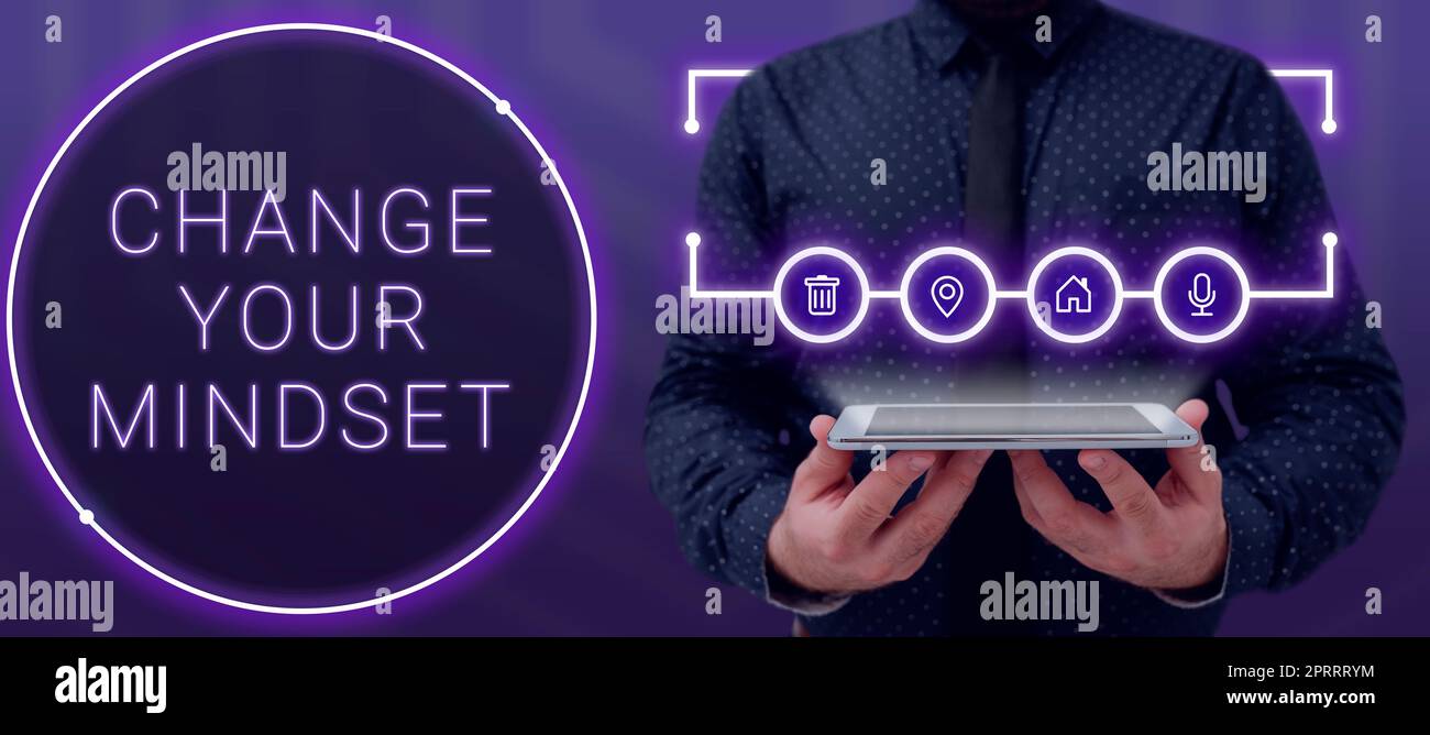 Écriture affichant le texte Bull ou Bear Market question. Photo conceptuelle remplacer vos croyances façon de penser chemin mental Banque D'Images