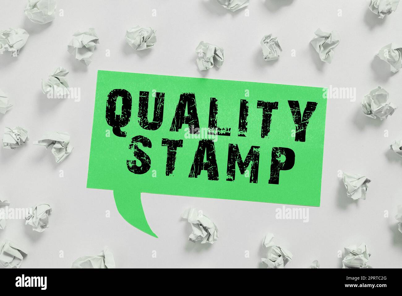 Symbole de texte indiquant l'estampillage de qualité. Approche commerciale sceau d'approbation bonne impression qualifié bonne inspection Banque D'Images