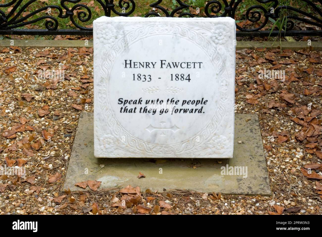 Henry Fawcett Gravestone Banque D'Images