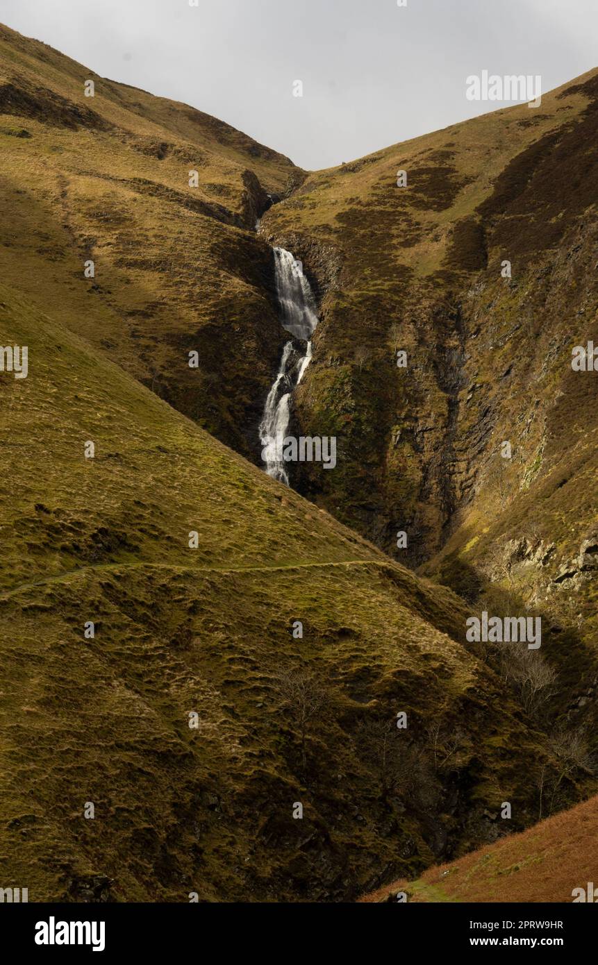 Chute d'eau de la queue de Grey Mare Banque D'Images