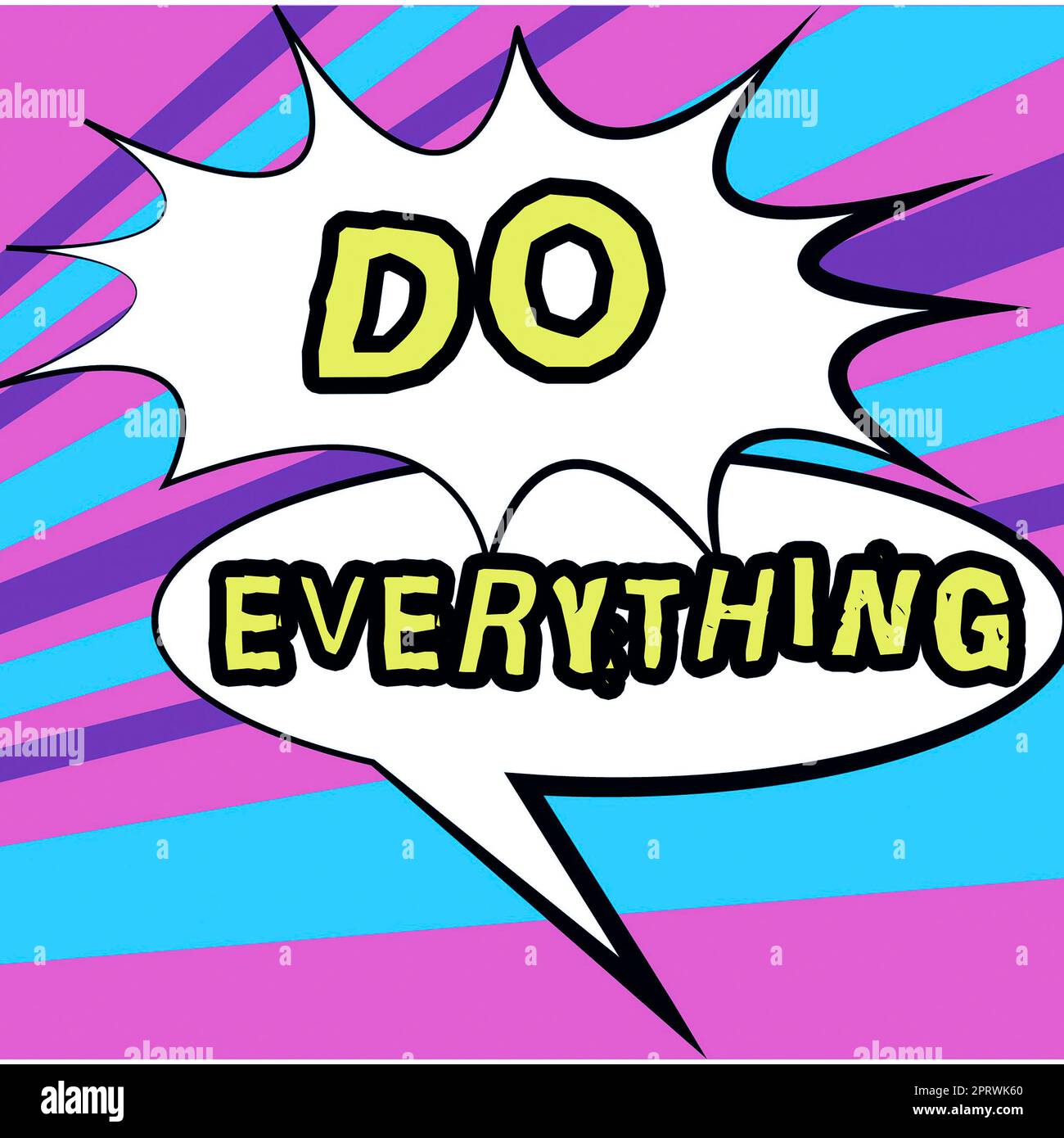 Écriture l'affichage du texte fait tout. Aperçu des affaires Jack de toutes les métiers estime de soi Ego Pride pas de limites Banque D'Images