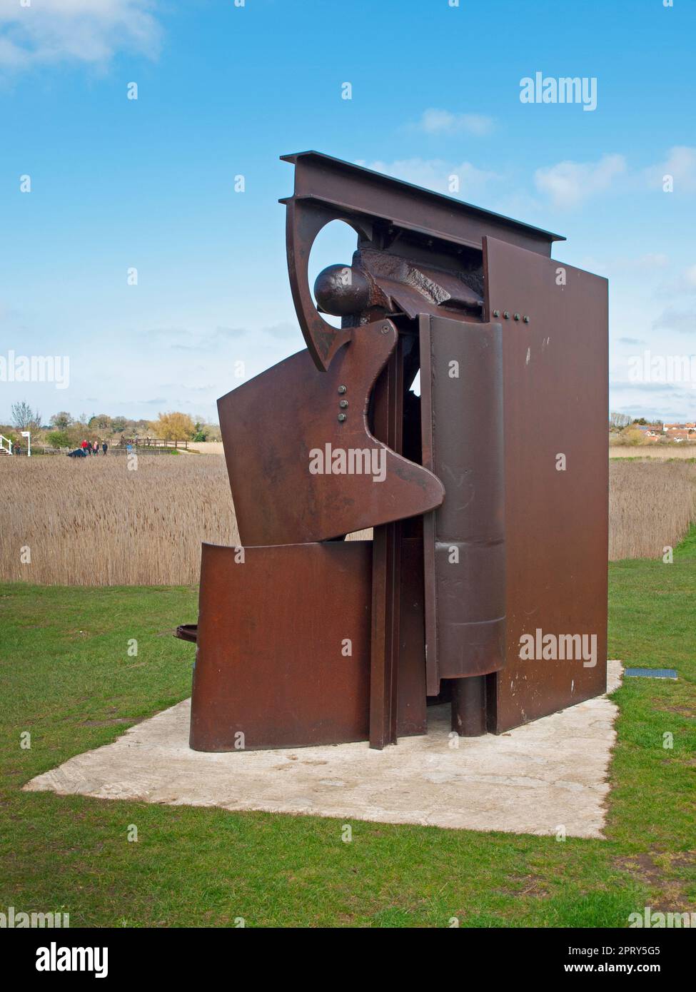 Sculpture à Snape Maltings, Suffolk Banque D'Images