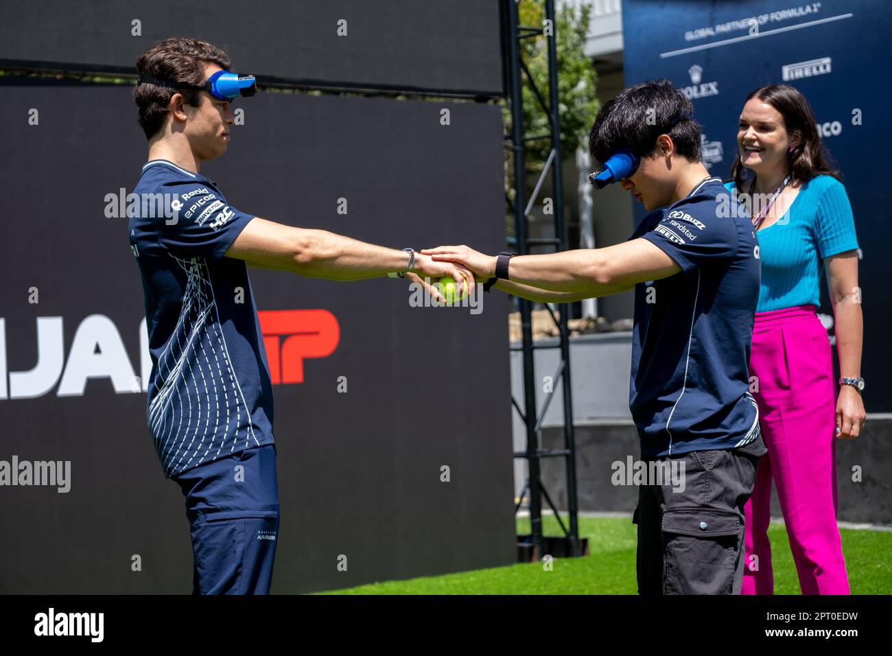 BAKOU, AZERBAÏDJAN, circuit de la ville de bakou, 27 avril 2023 : #22, Yuki TSUNODA, Scuderia Alpha Tauri, lors du Grand Prix de Formule 1 d'Azerbaïdjan à Bakou CIT Banque D'Images