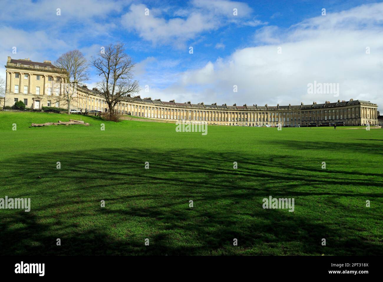Royal Crescent, Bath, Somerset, Angleterre, Royaume-Uni. Banque D'Images