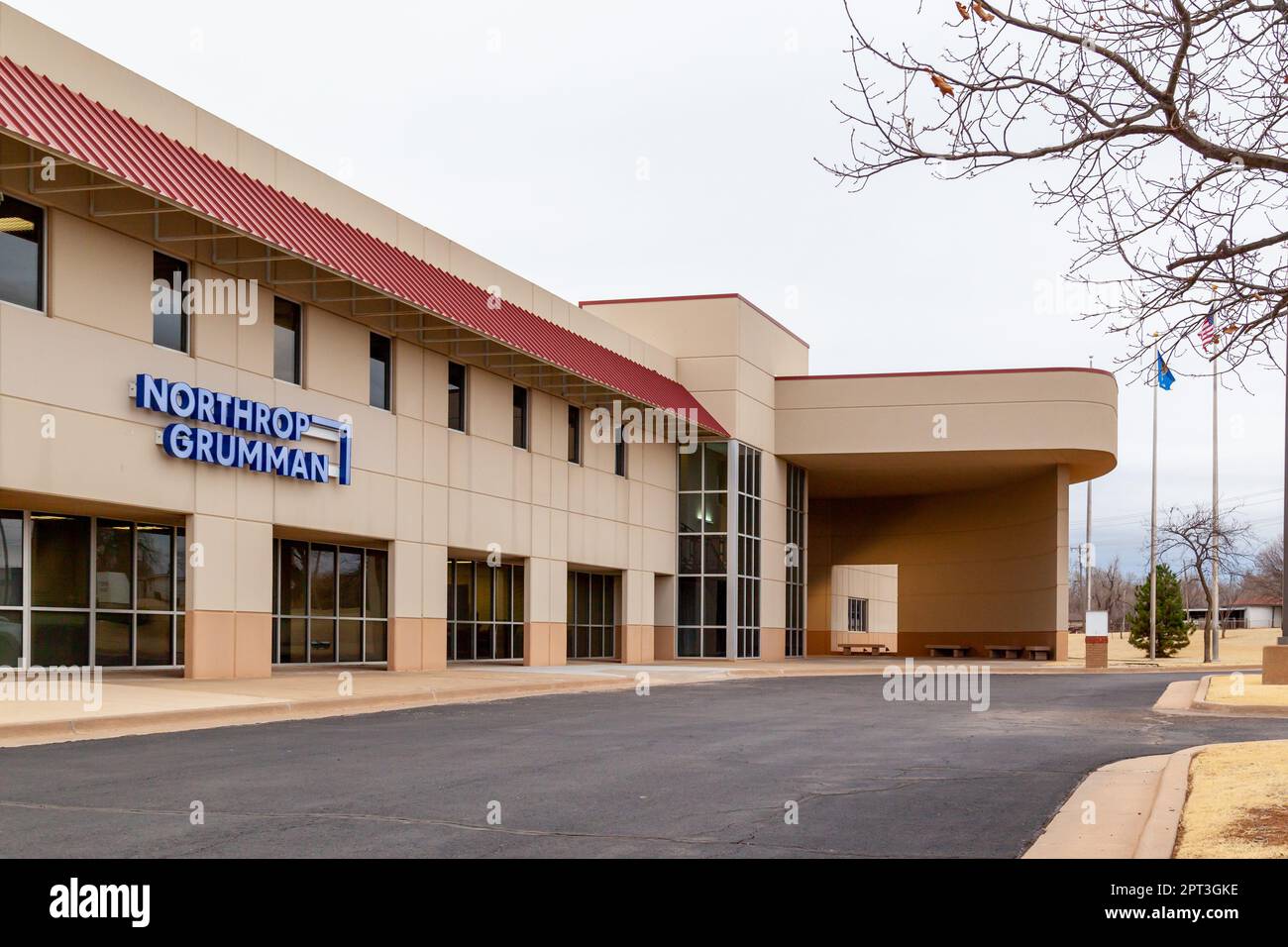 Bureau de Northrop Grumman à Oklahoma City, Oklahoma, États-Unis Banque D'Images