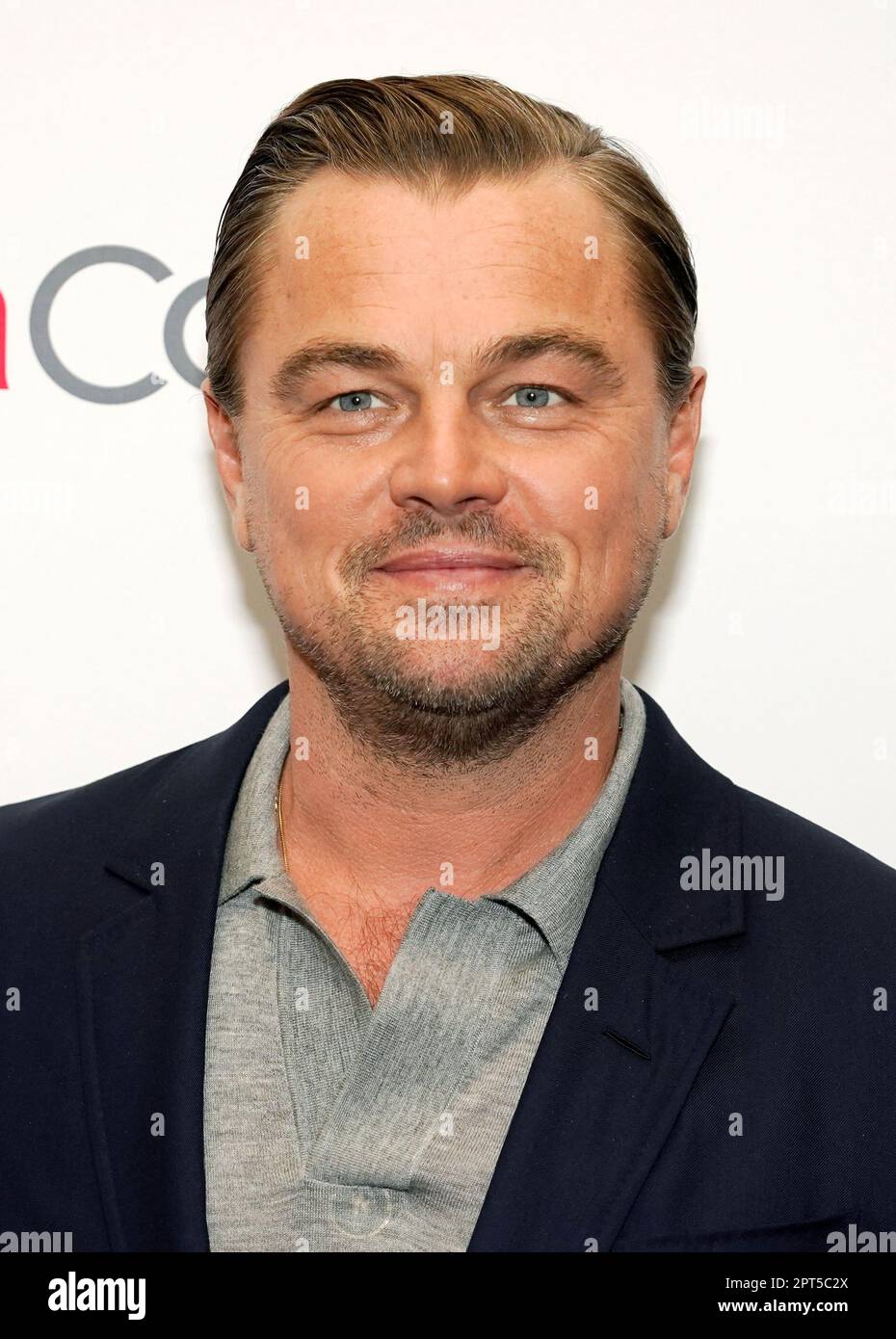 Actor Leonardo DiCaprio poses before the Martin Scorsese "Legend of Cinema" Award Presentation