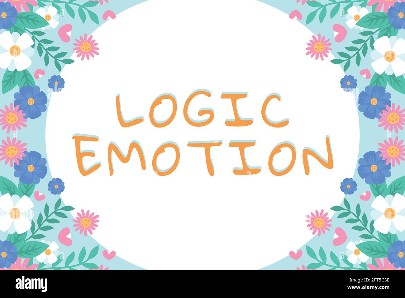 Signe affichant l'émotion logique, Business présenter des sentiments désagréables tourné à l'esprit raisonnable de respect de soi Banque D'Images