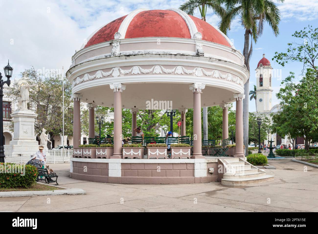 Pavilion, Parque Jose Marti, centre historique de la ville, La Havane, Cuba Banque D'Images