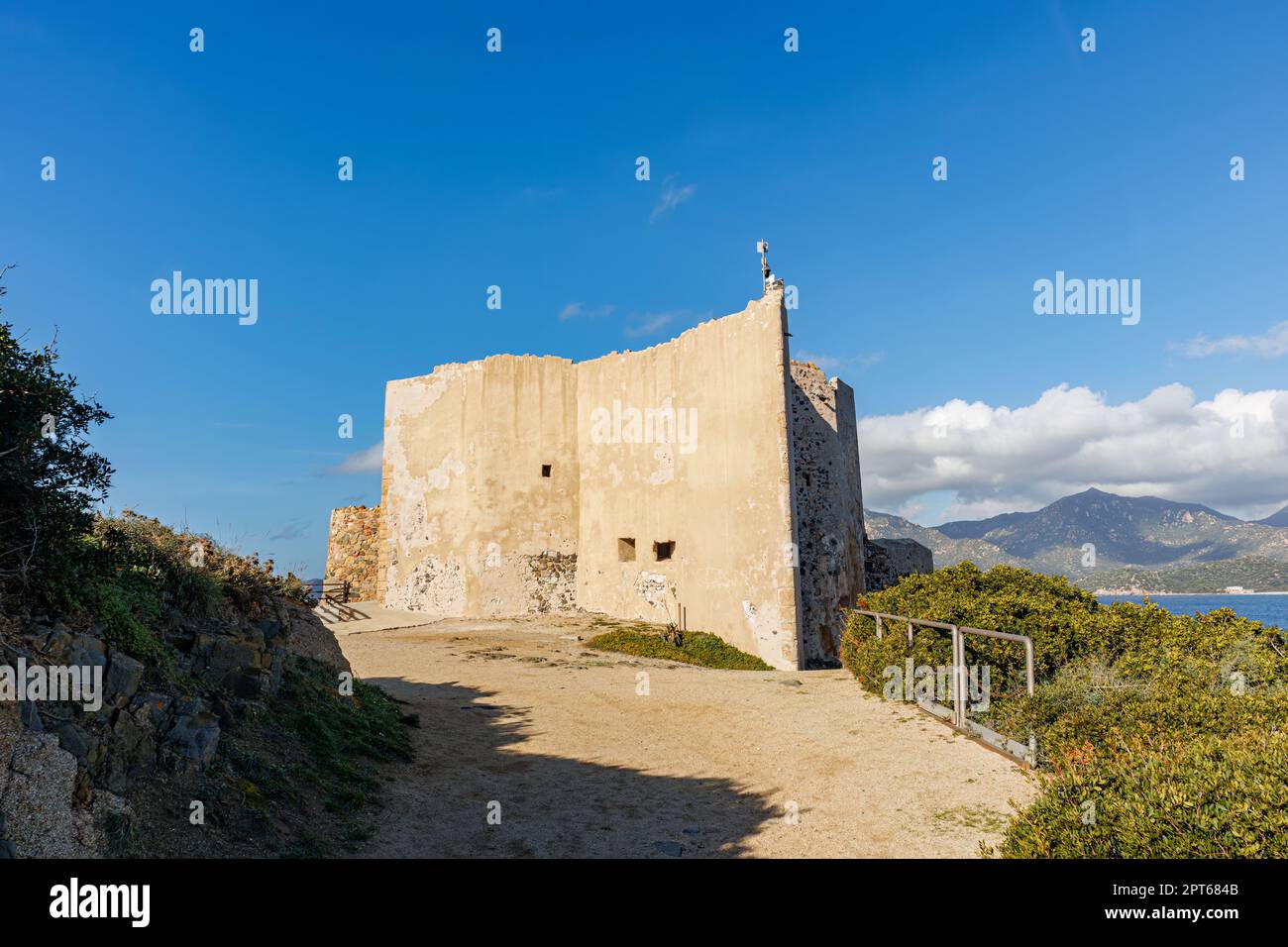 Fortezza Vecchia, près de Villasimis Sardaigne, Italie Banque D'Images