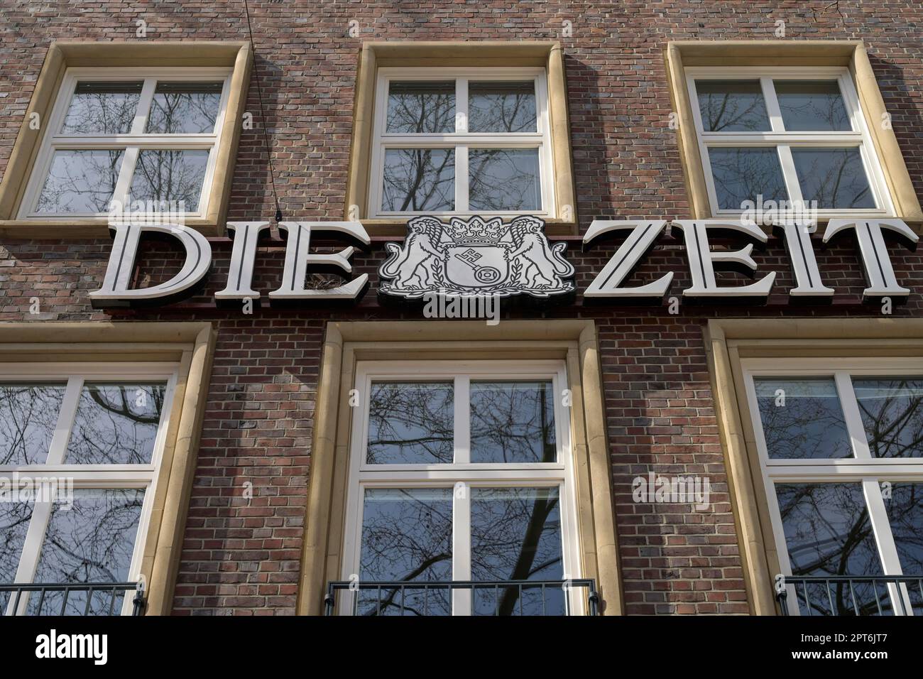 Die Zeit, Maison Helmut Schmidt, Speersort, Hambourg, Allemagne Banque D'Images