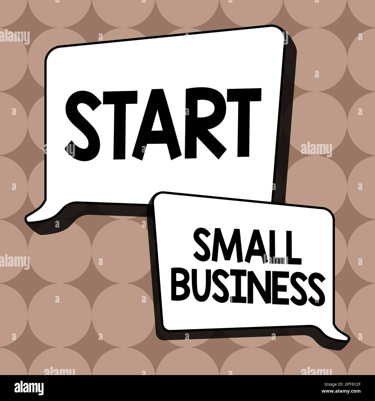 Affiche Start Small Business, Internet concept aspirant Entrepreneur une nouvelle industrie de commerce de risque Banque D'Images