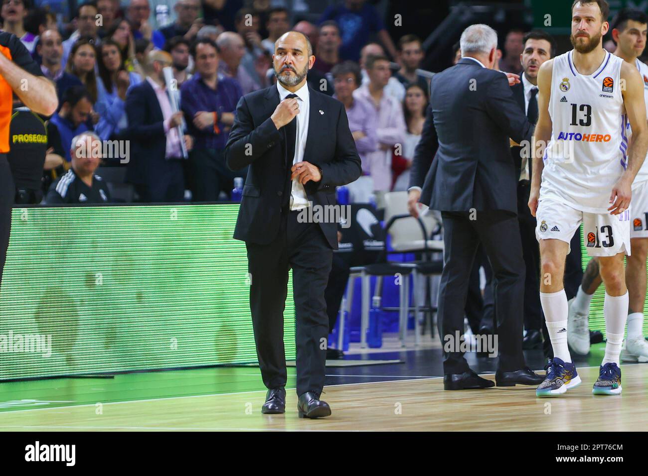 Madrid, Espagne. 27th avril 2023. 27th avril 2023; Wizink Center; Madrid; Espagne; Turkish Airlines EuroLeague Basketball; Playoff Game 2; Real Madrid vs Partizan Mozzart Bet Belgrade; 900/Cordone Press Credit: CORDONE PRESS/Alay Live News Banque D'Images