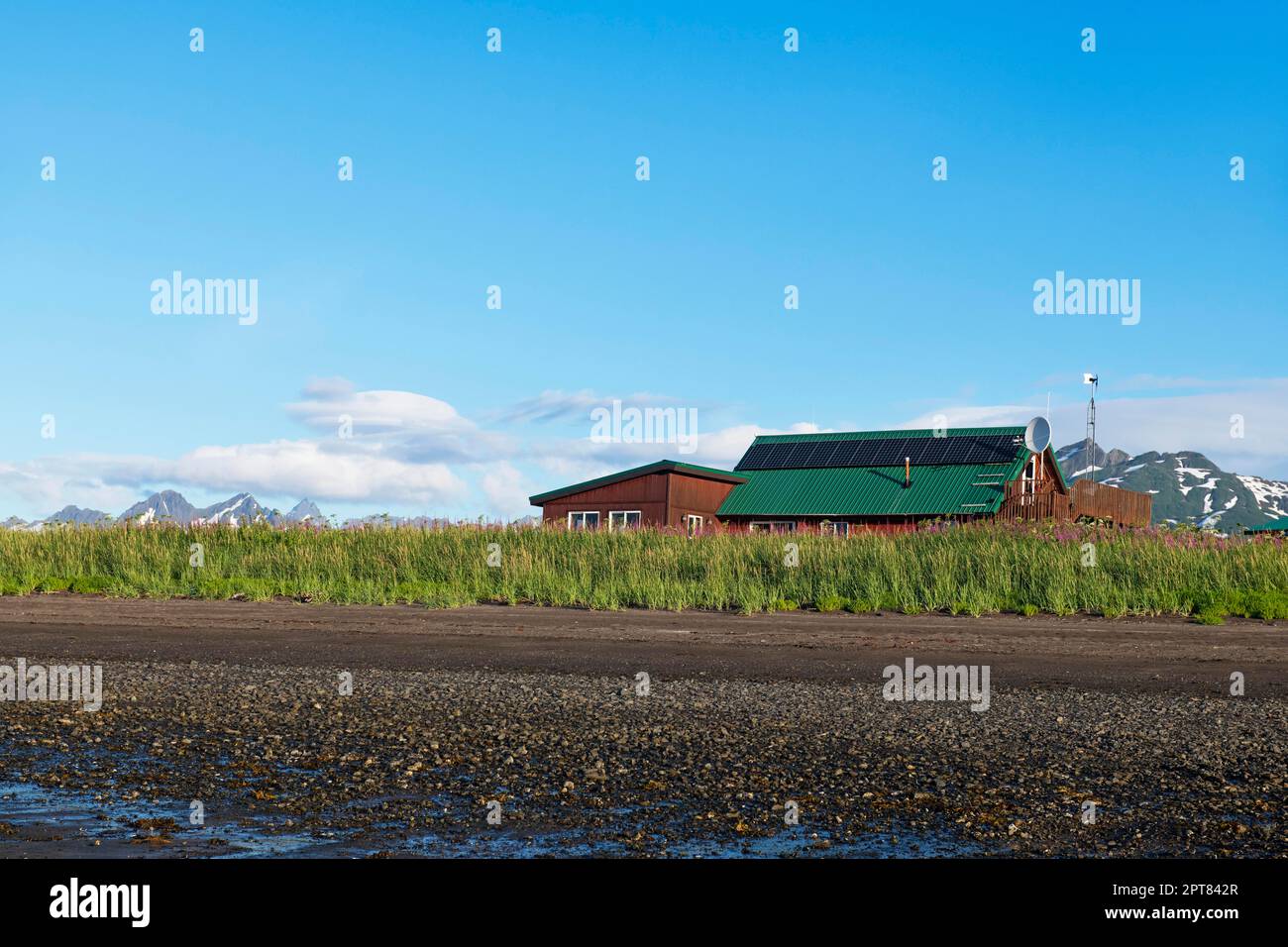Katmai Wilderness Lodge, Katmai-Nationalpark, Alaska, États-Unis Banque D'Images