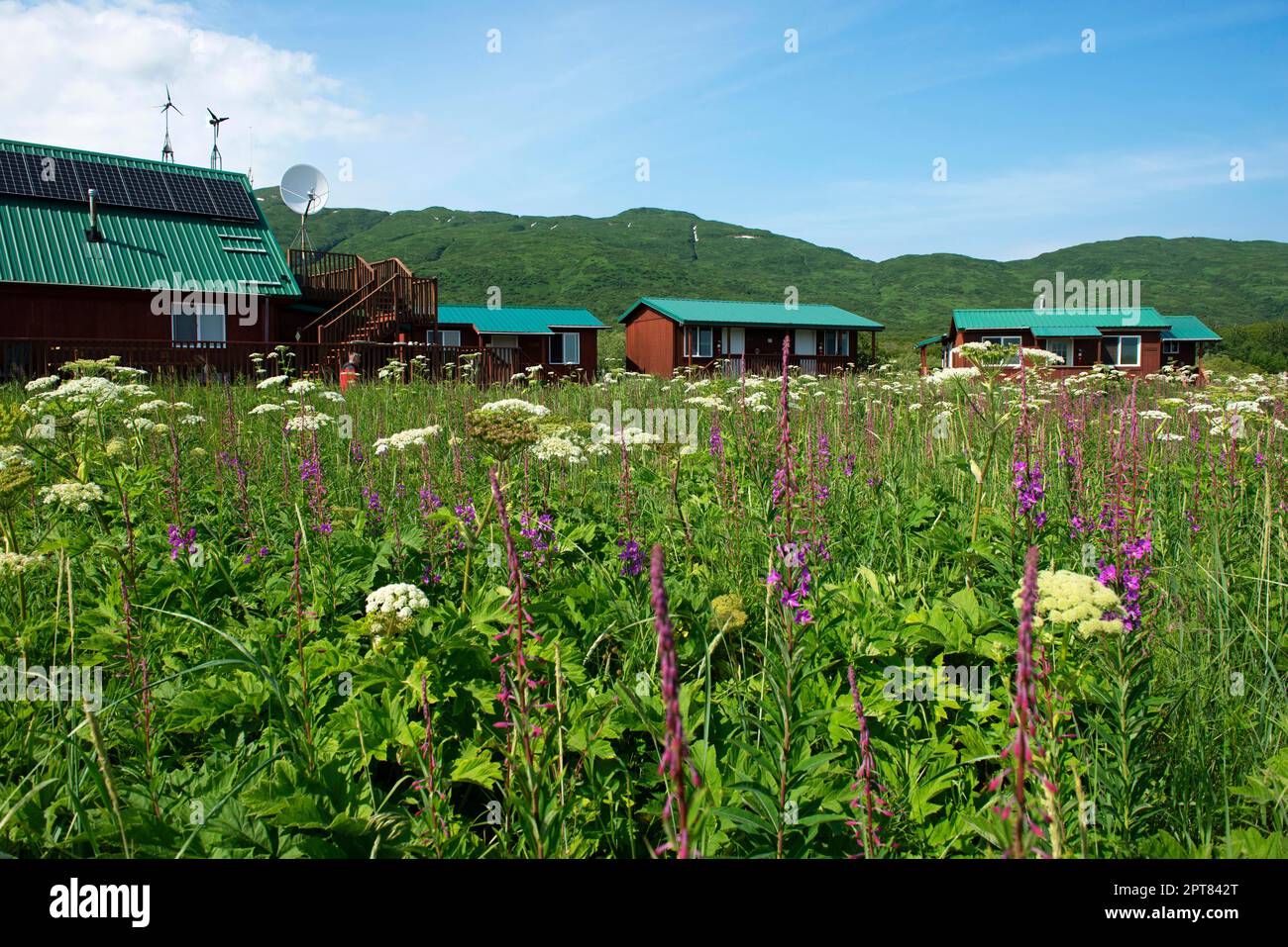 Katmai Wilderness Lodge, Katmai-Nationalpark, Alaska, États-Unis Banque D'Images