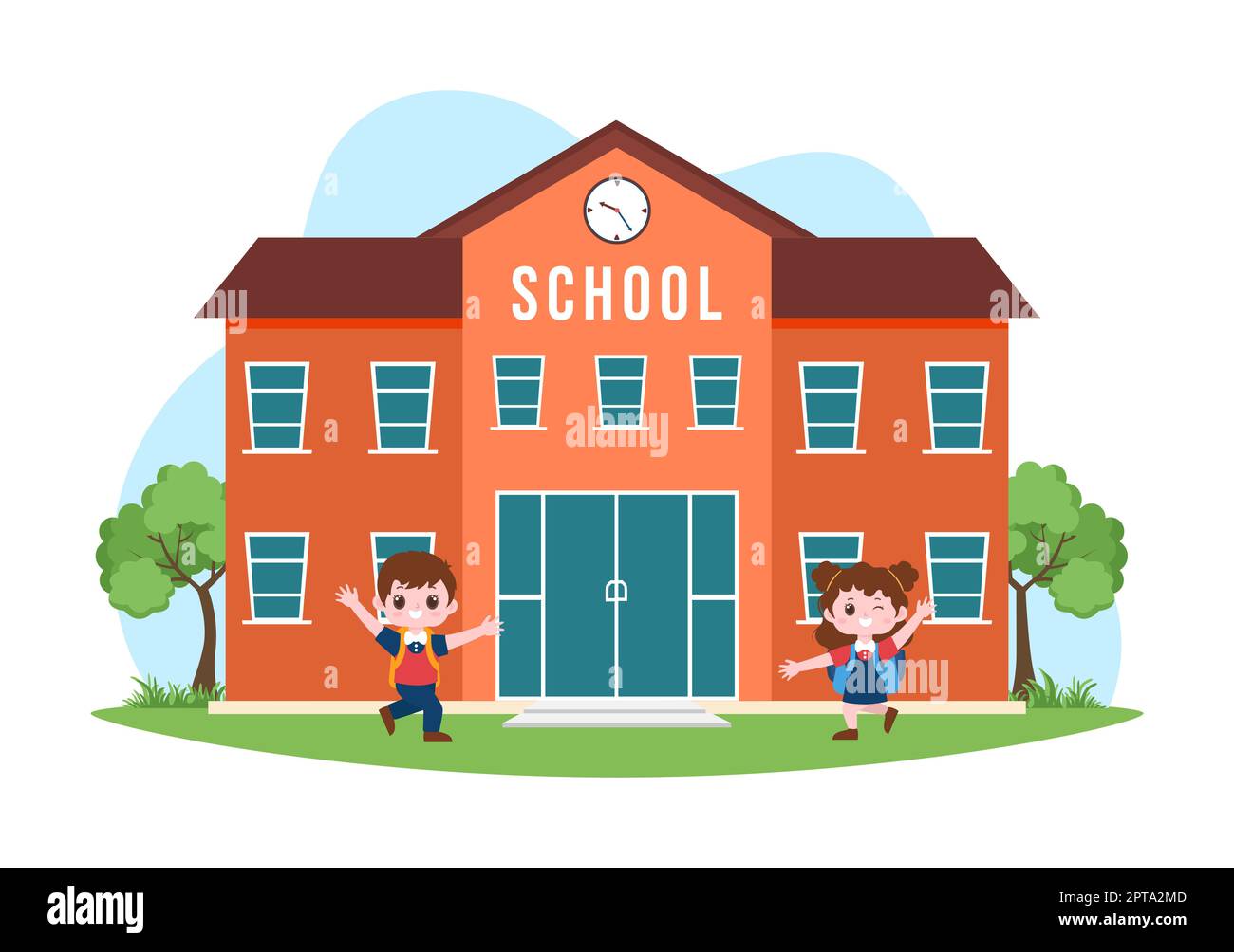 École primaire avec structure de bâtiment et EkPosterior dans modèle dessin main dessin dessin dessin dessin dessin dessin dessin dessin dessin dessin dessin dessin dessin dessin dessin dessin dessin dessin dessin Banque D'Images