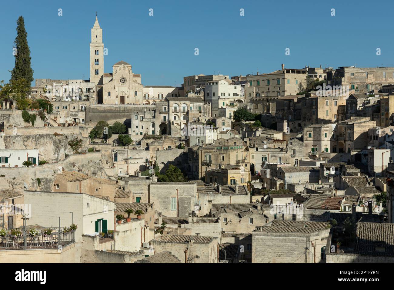 La ville historique de Matera dans le sud de l'Italie Banque D'Images