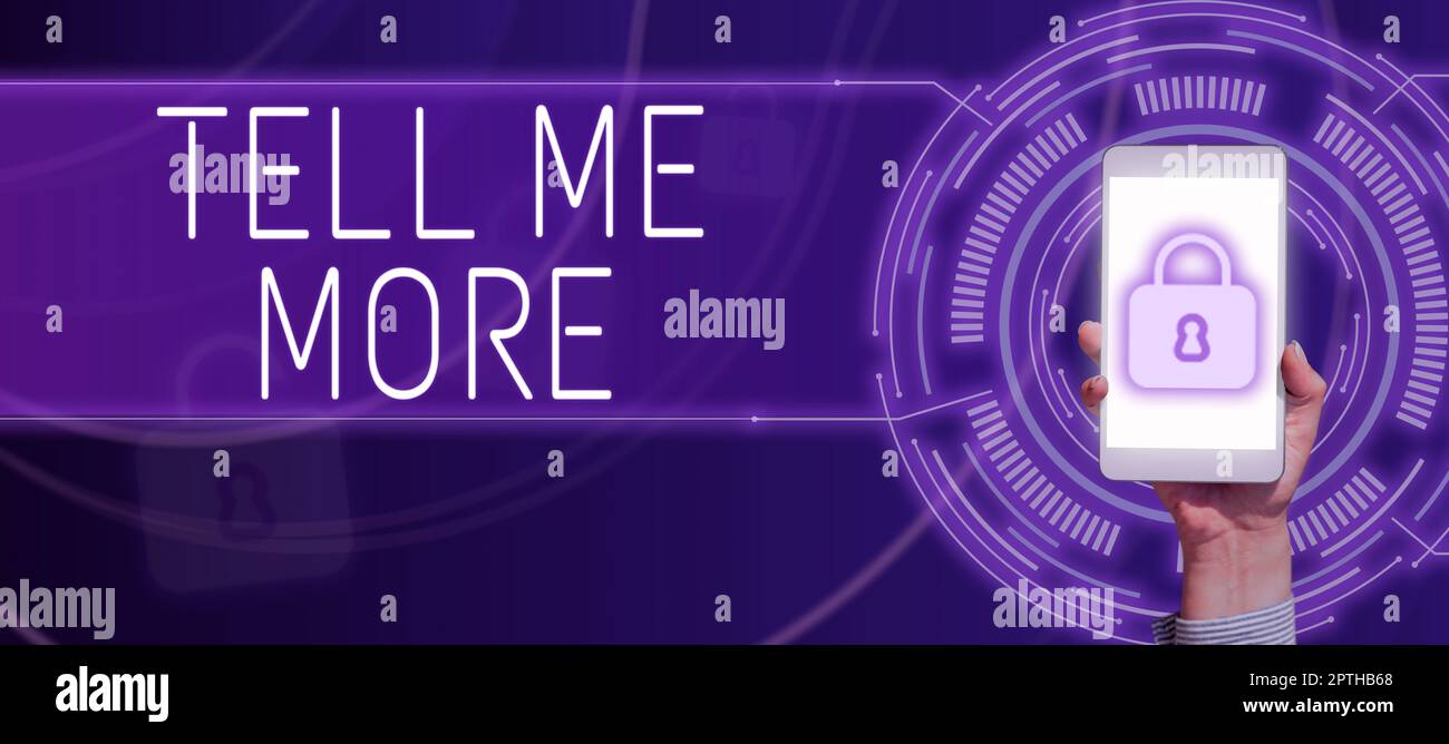 Inspiration montrant le signe en savoir plus, mot écrit sur Un appel pour démarrer une conversation partager plus de connaissances Banque D'Images