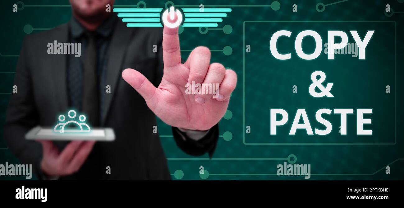 Signature manuscrite Copy Paste, Business overview imitation ...