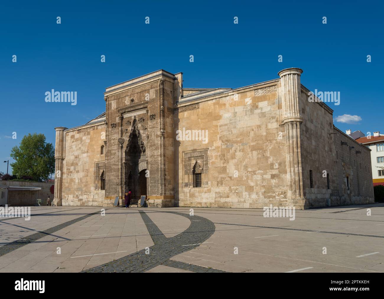 Buruciye Madrasa ou Hacı Mesud Madrasa . Sultan anatolien III Il a été construit par Giyaseddin Keyhusrev. 1271 a été construit. Sivas Banque D'Images