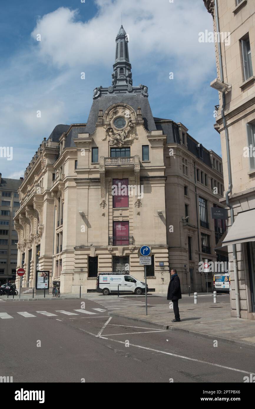 Bâtiment sur la place Grangier, Dijon, France Banque D'Images
