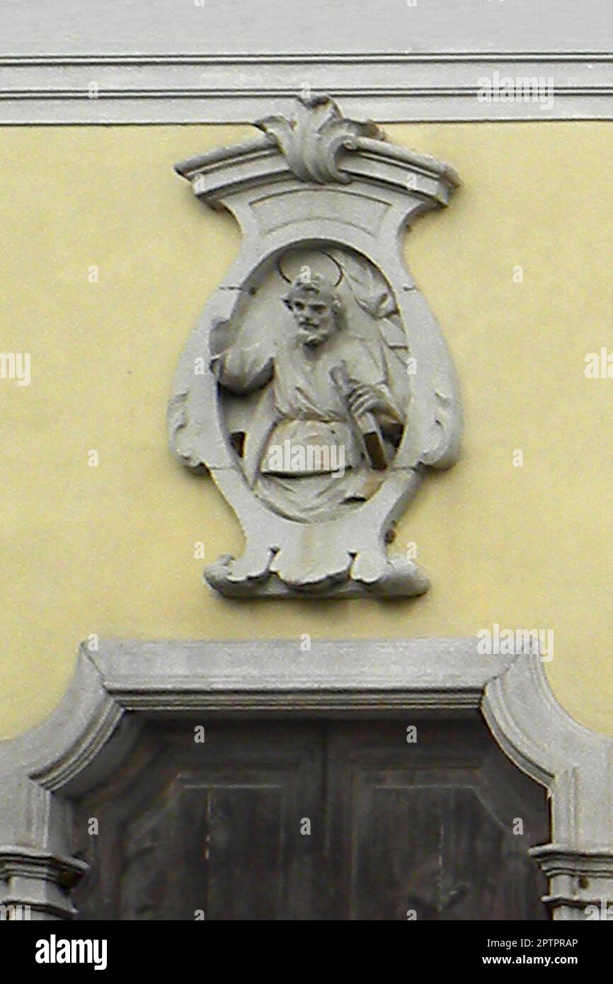 Oratorio di S. Pietro Apostolo in Casolate è una frazione del comune lombardo di Zelo Buon Persico. Banque D'Images