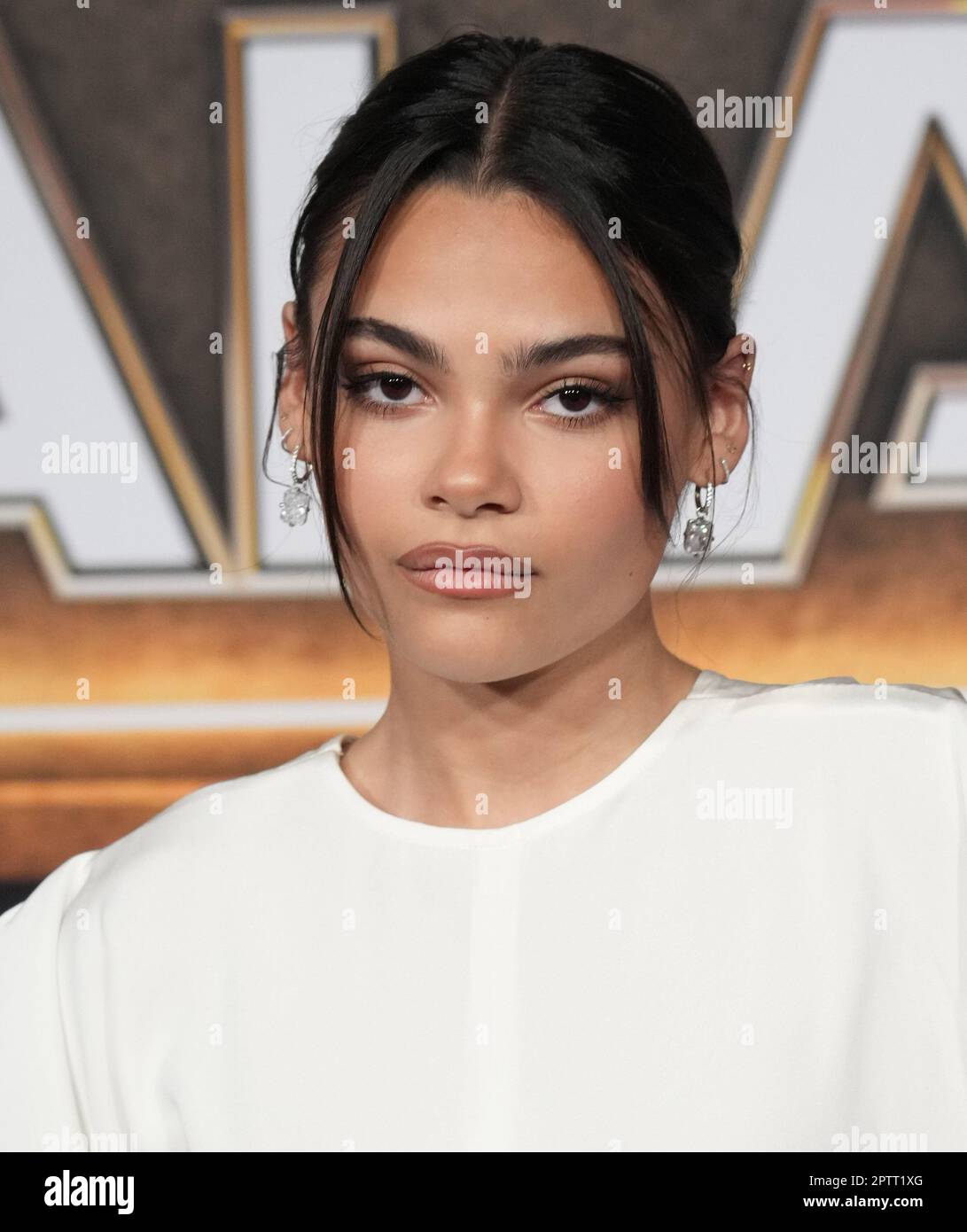 Ariana Greenblatt arrive aux GARDIENS DE LA GALAXIE vol. 3 première mondiale tenue au Dolby Theatre à Hollywood, CA jeudi, ?27 avril 2023. (Photo de la Sathanlee B. Mirador/Sipa USA) Banque D'Images