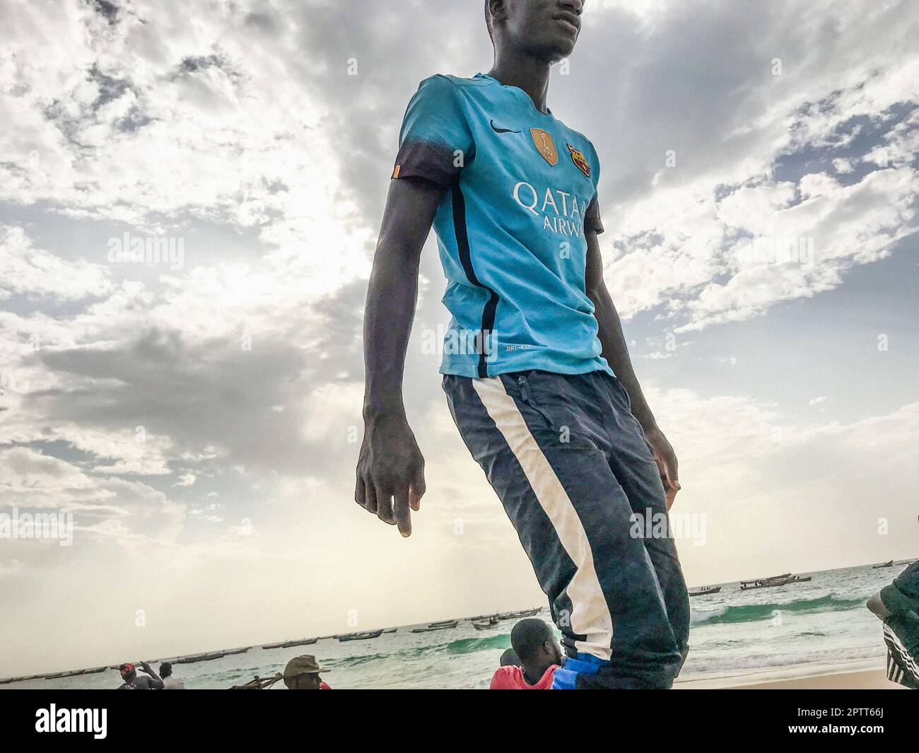 Mauritanie, Nouakchott, marché des pêcheurs Banque D'Images