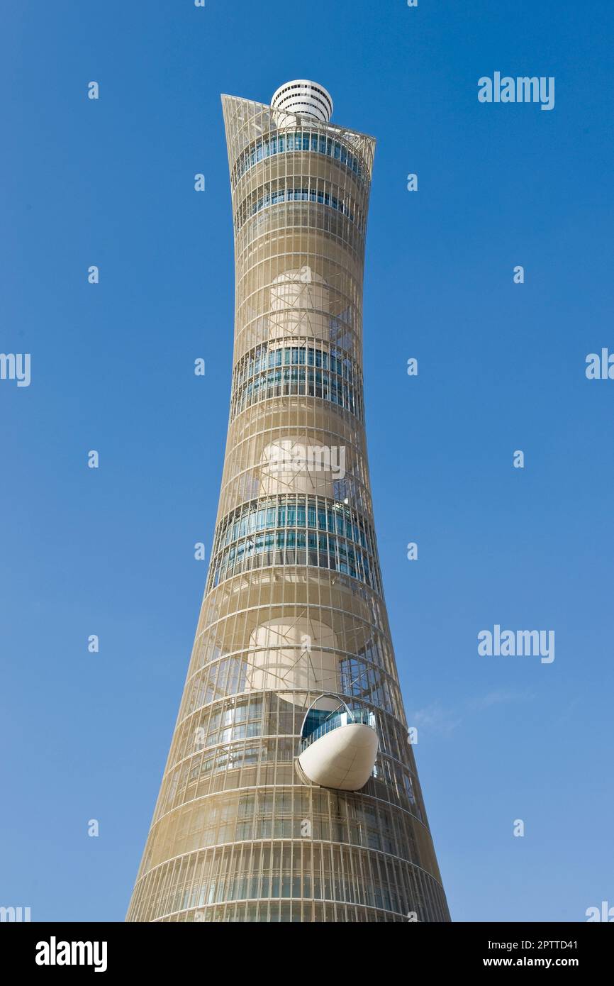 Qatar, Doha, l'Aspire Tower à Doha City Sports Complex Banque D'Images