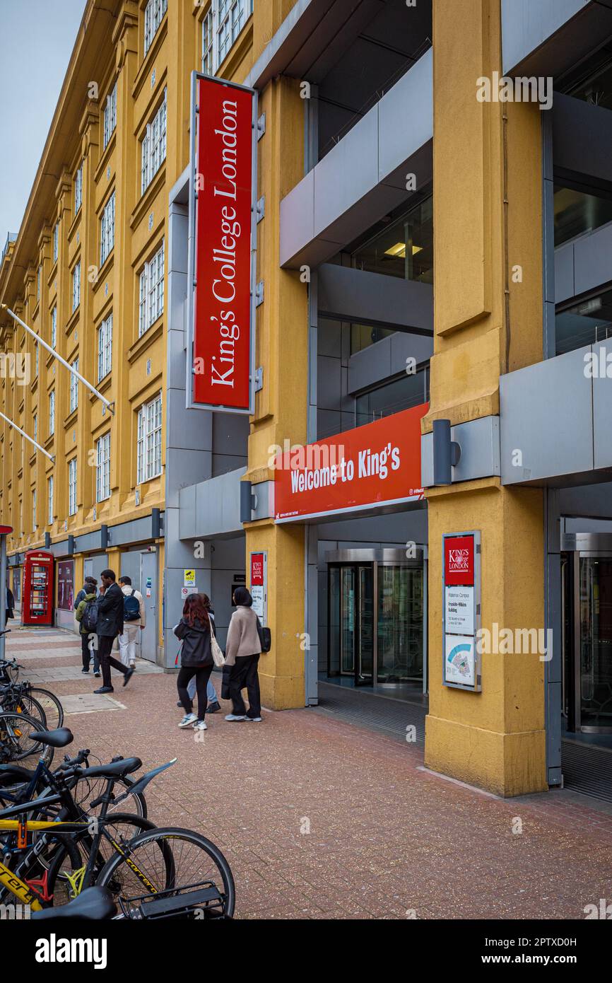 Kings College London Waterloo Campus. Le campus de Waterloo abrite la Faculté des sciences infirmières et des sages-femmes de Florence Nightingale. Stamford St Londres. Banque D'Images