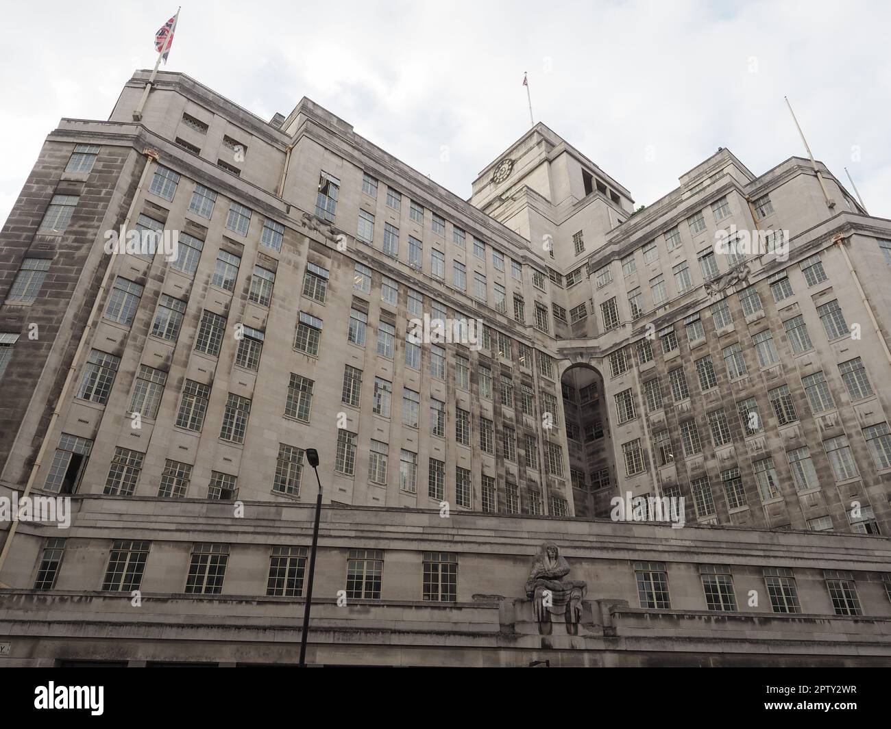 Station de métro St James Park alias 55 Broadway à Londres, Royaume-Uni Banque D'Images
