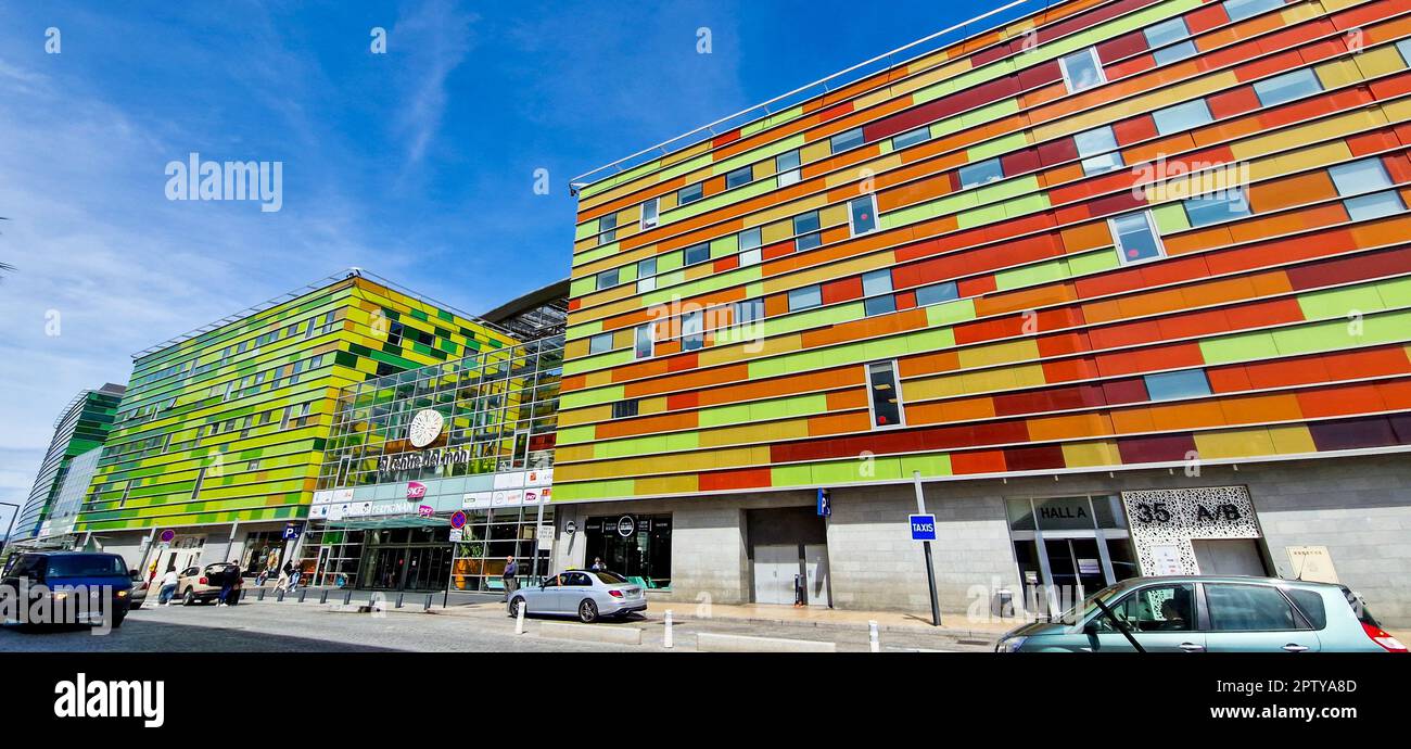 Gare, centre du monde, Perpignan, Pyrénées-Orientales, France, Banque D'Images