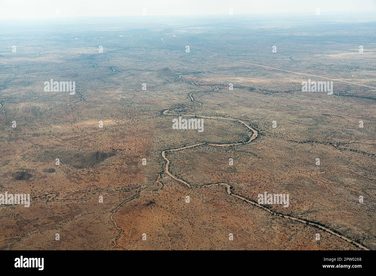 Photographie aérienne Nambia Banque D'Images