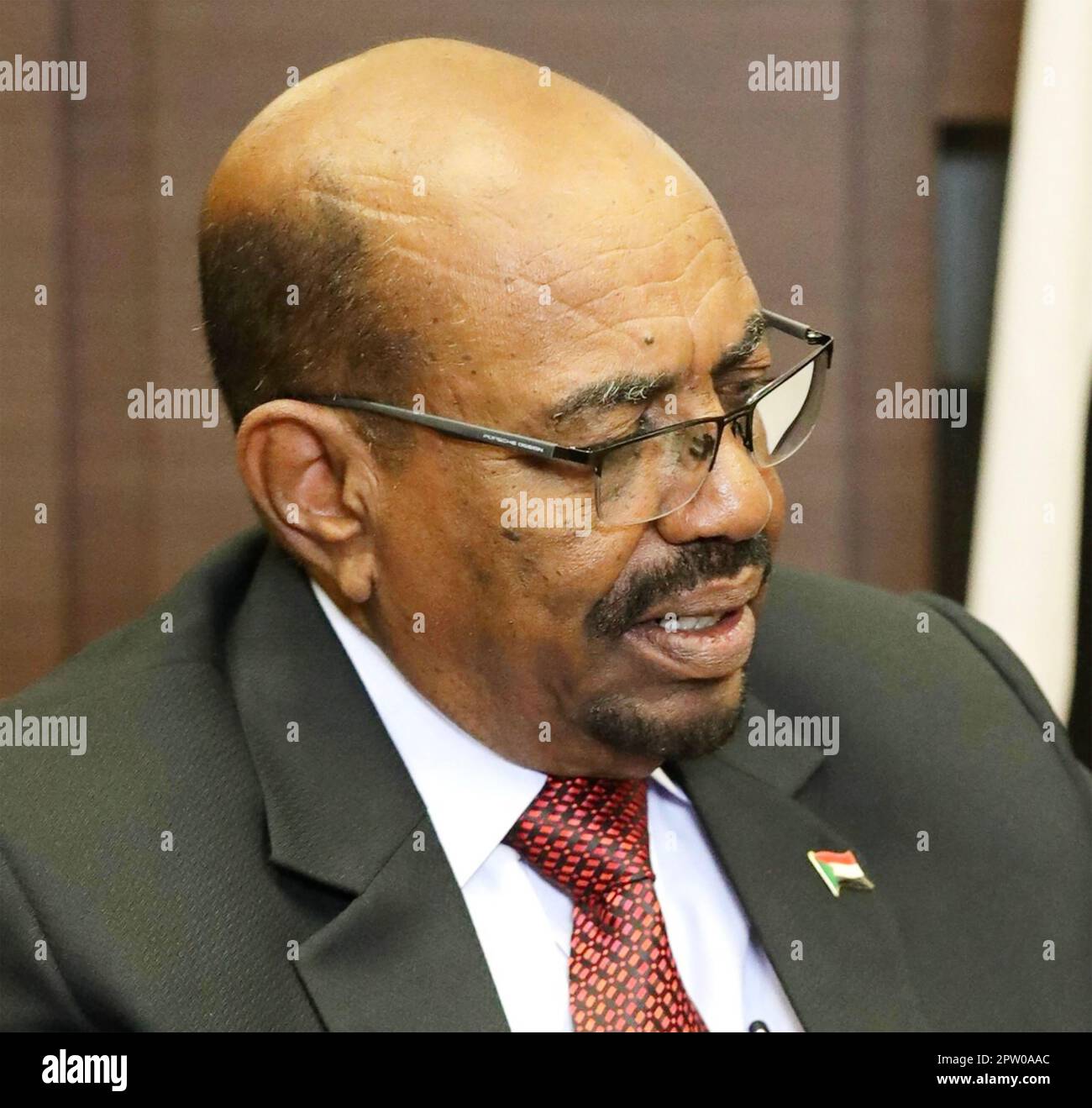 SOUDAN Omar al-Bashir en novembre 2017. Photo : Kremlin.ru Banque D'Images