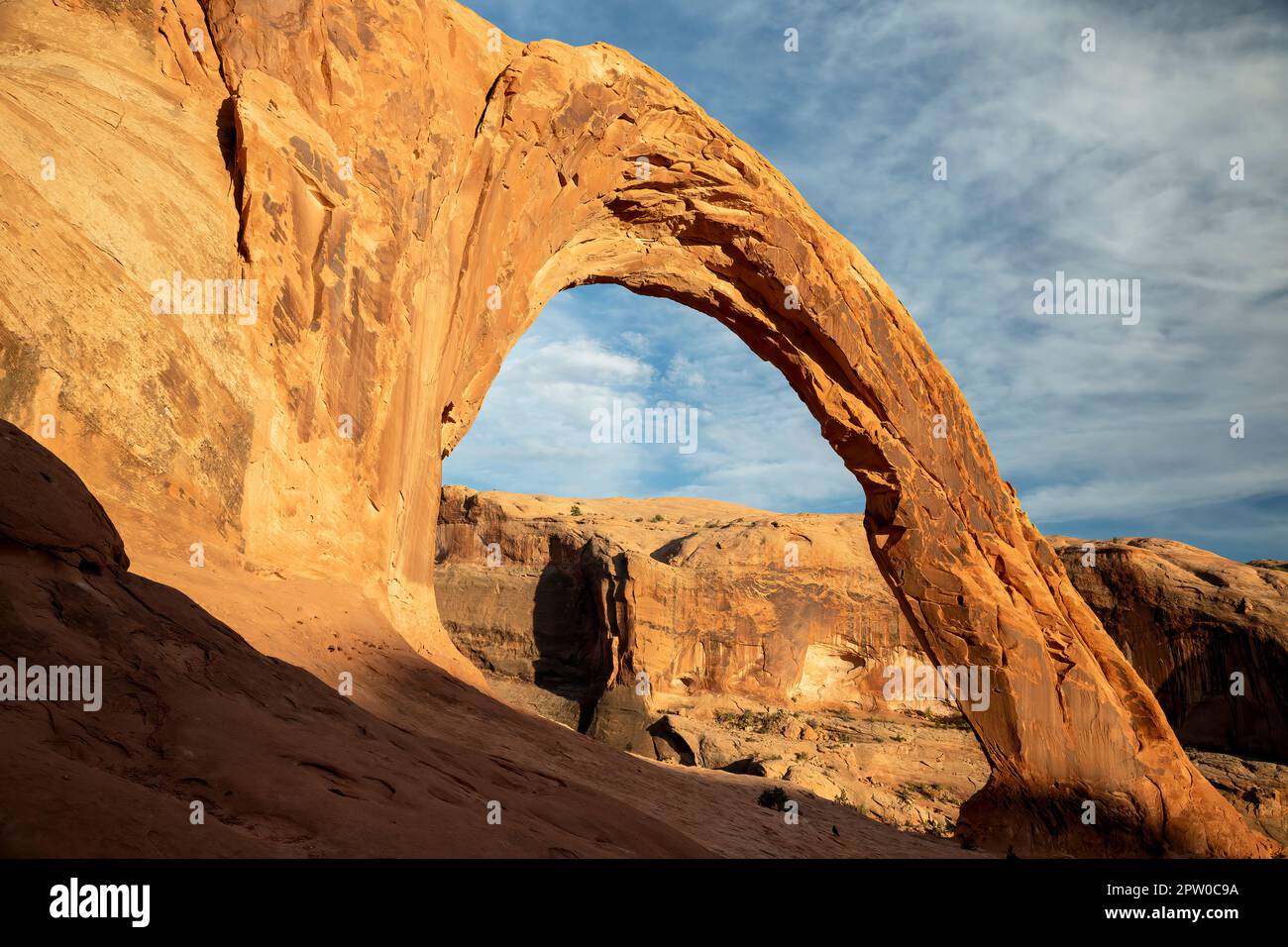 Corona Arch, Bootlegger Canyon, près de Moab, Utah USA Banque D'Images
