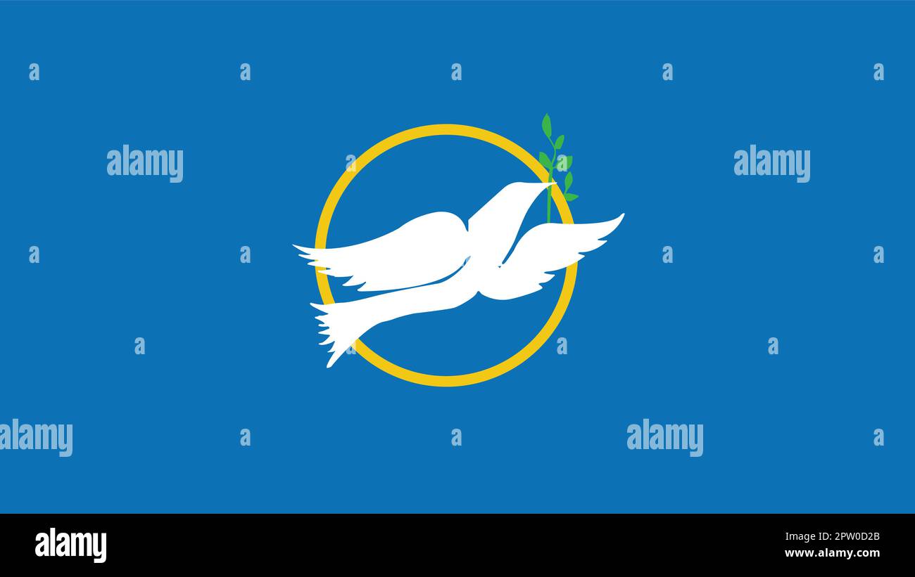 Drapeau d'Olice Branch City Mississippi Illustration de Vecteur