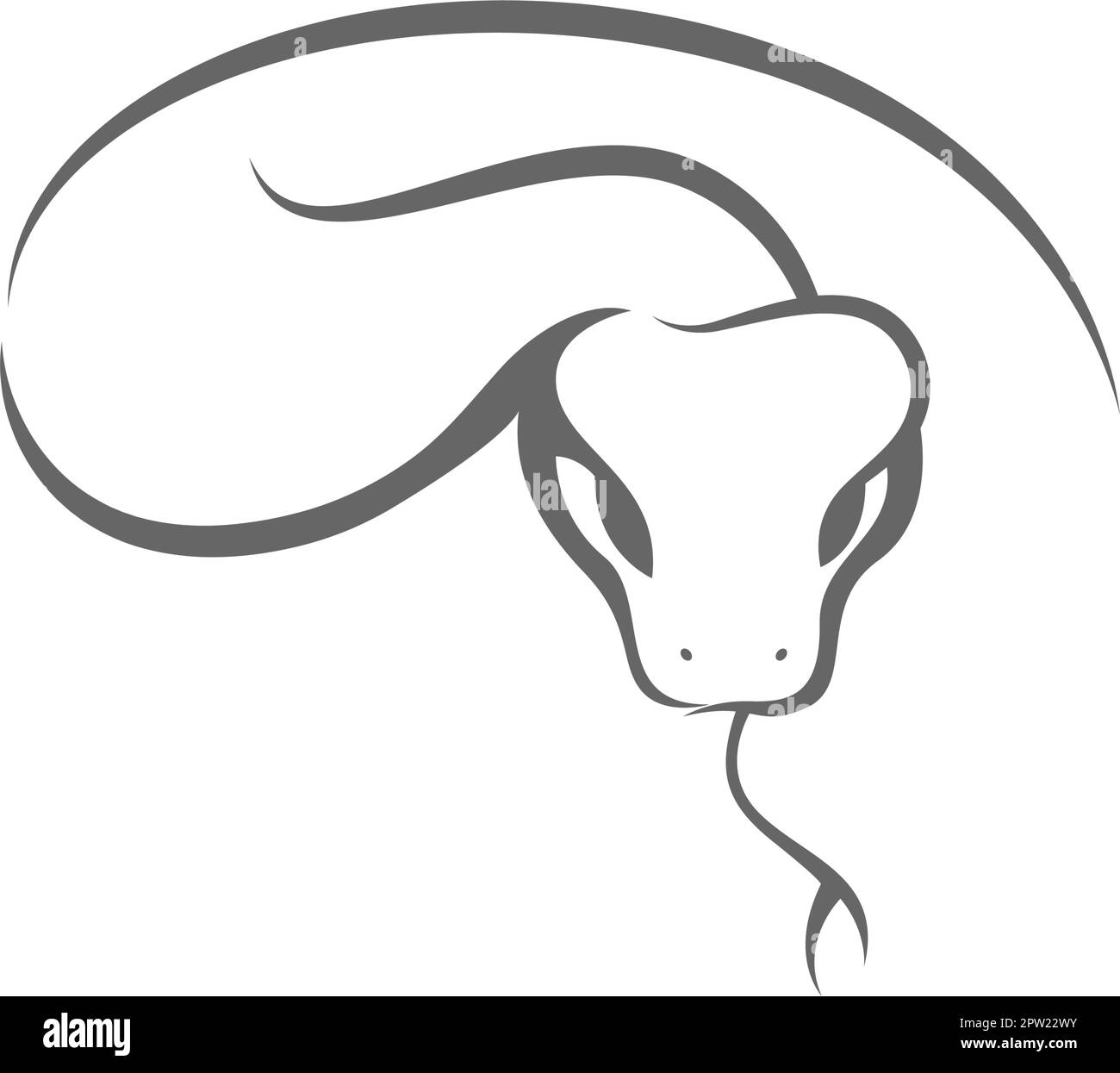 Logo python Banque d'images détourées - Alamy