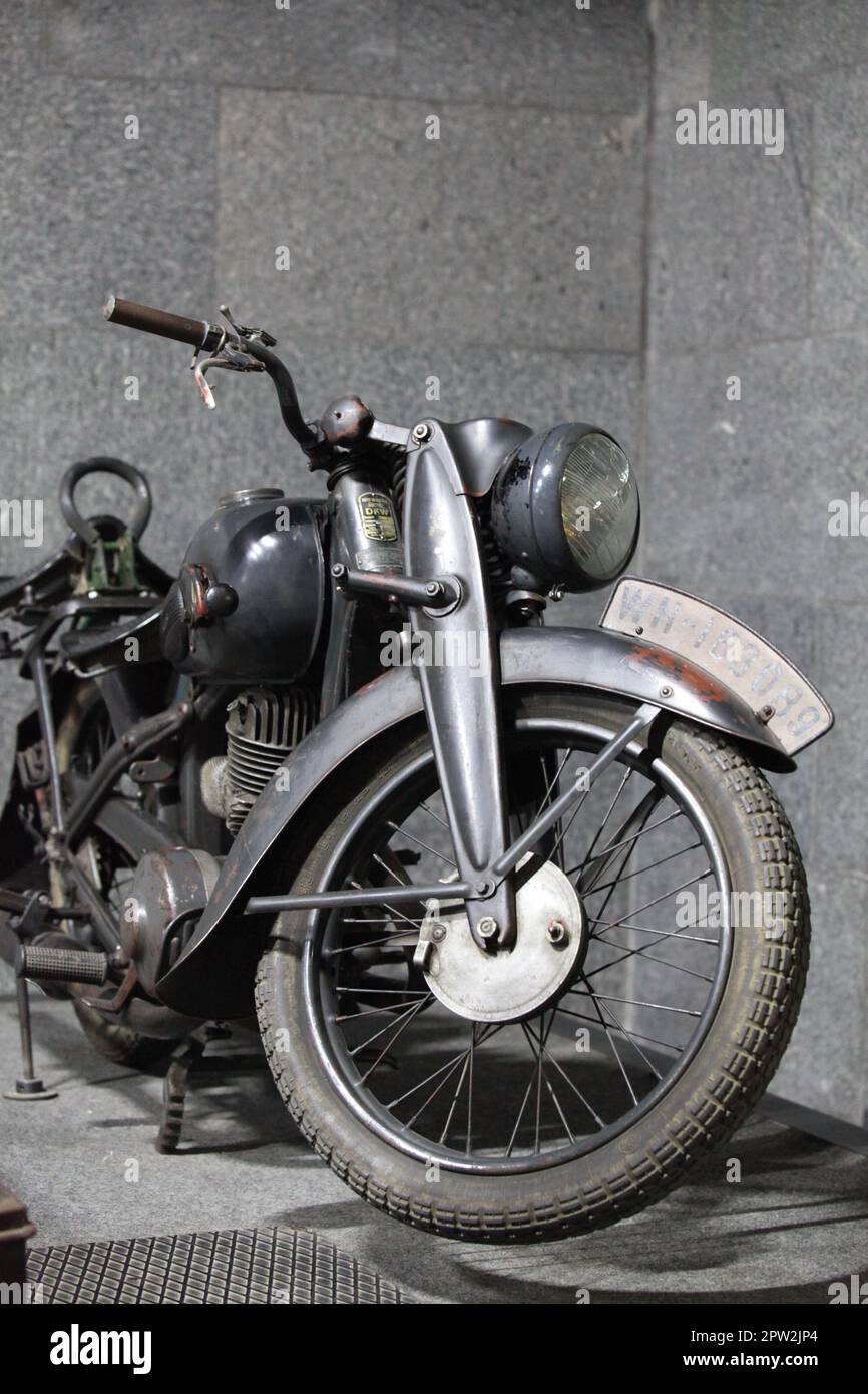 St. Petersbourg Russie 26 juillet 2015 classique ancien allemand rétro 1930s moto DKW, 1930s Banque D'Images