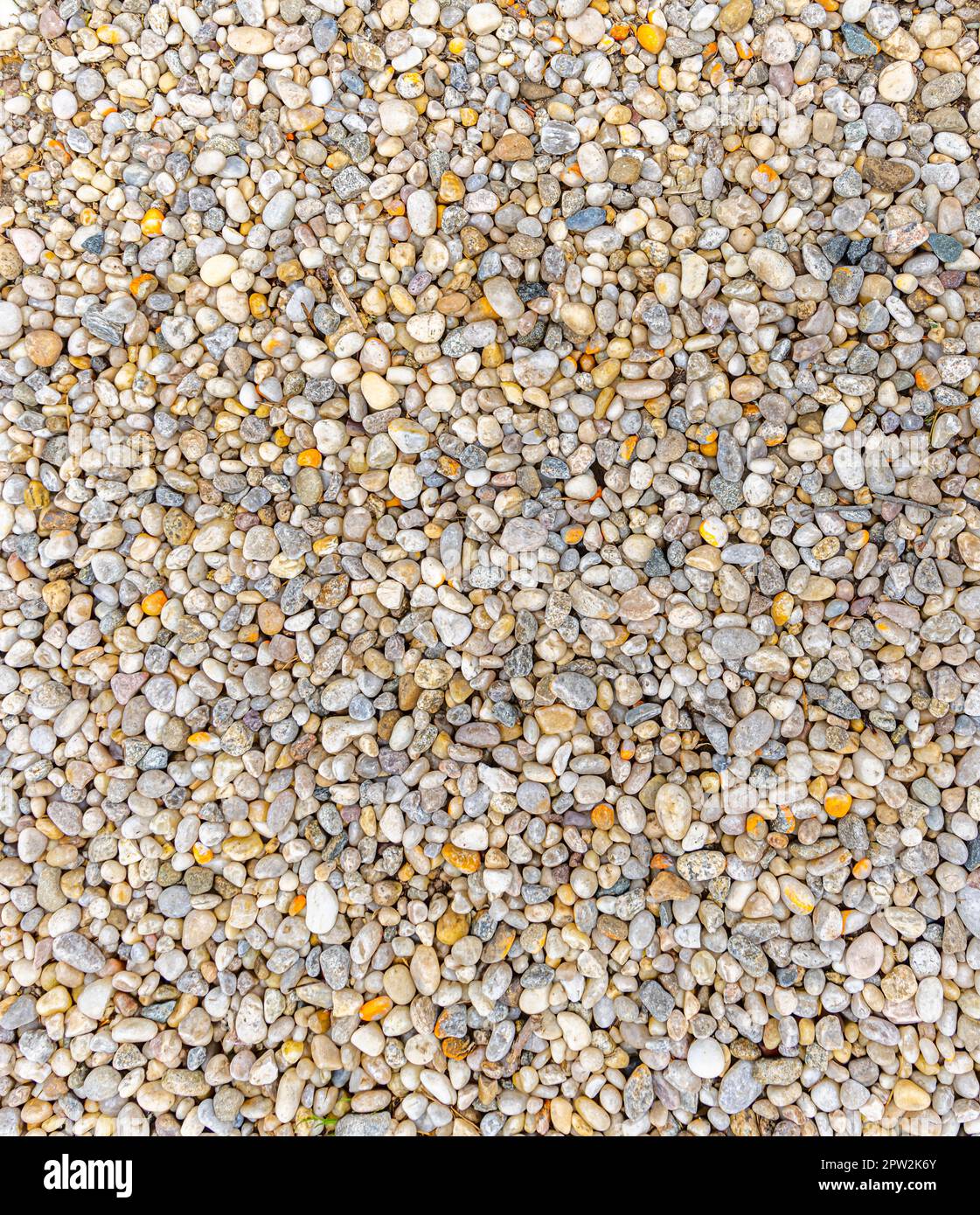 Image détaillée d'une zone de petites pierres de taille similar Banque D'Images