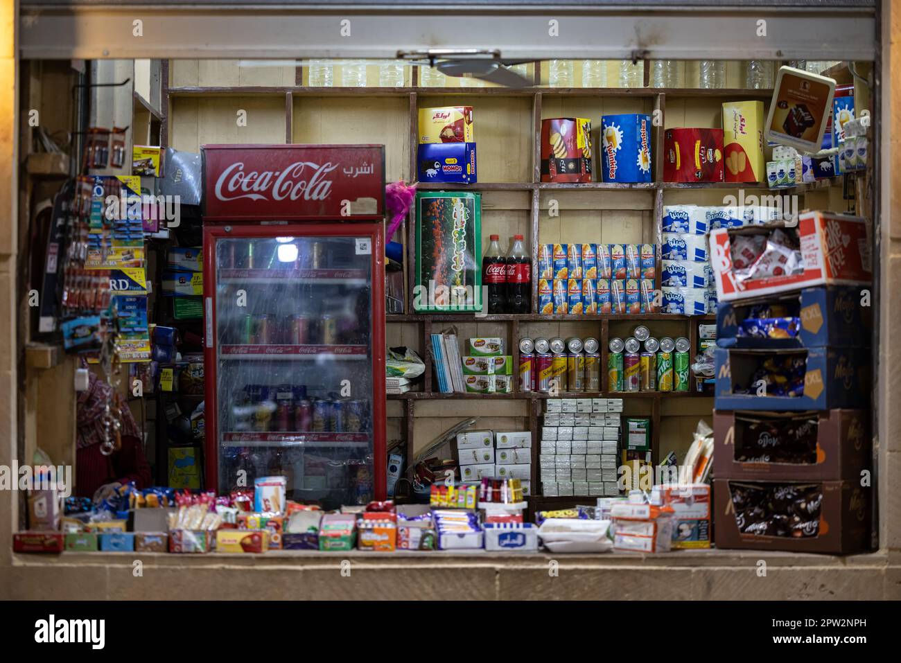 L'un des nombreux marchés d'Assouan - l'Égypte Banque D'Images