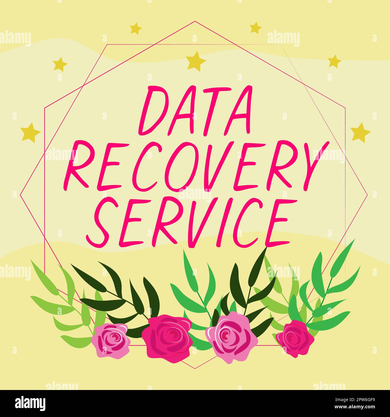 Affichage conceptuel Service de récupération de données, processus conceptuel de photo de récupération de données inaccessibles ou perdues Banque D'Images