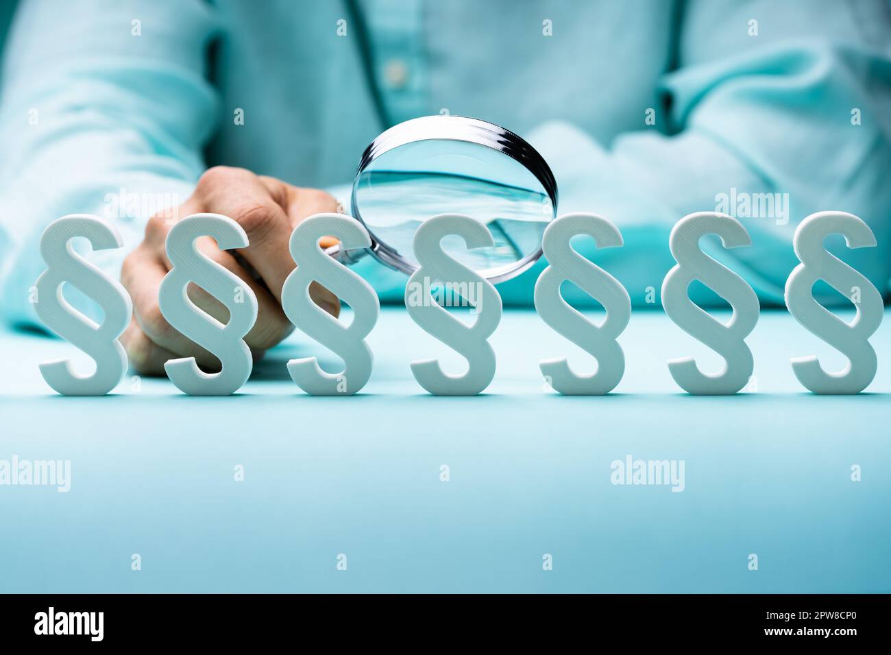 Paragraphe conceptuel signe 3D et réglementation légale Banque D'Images